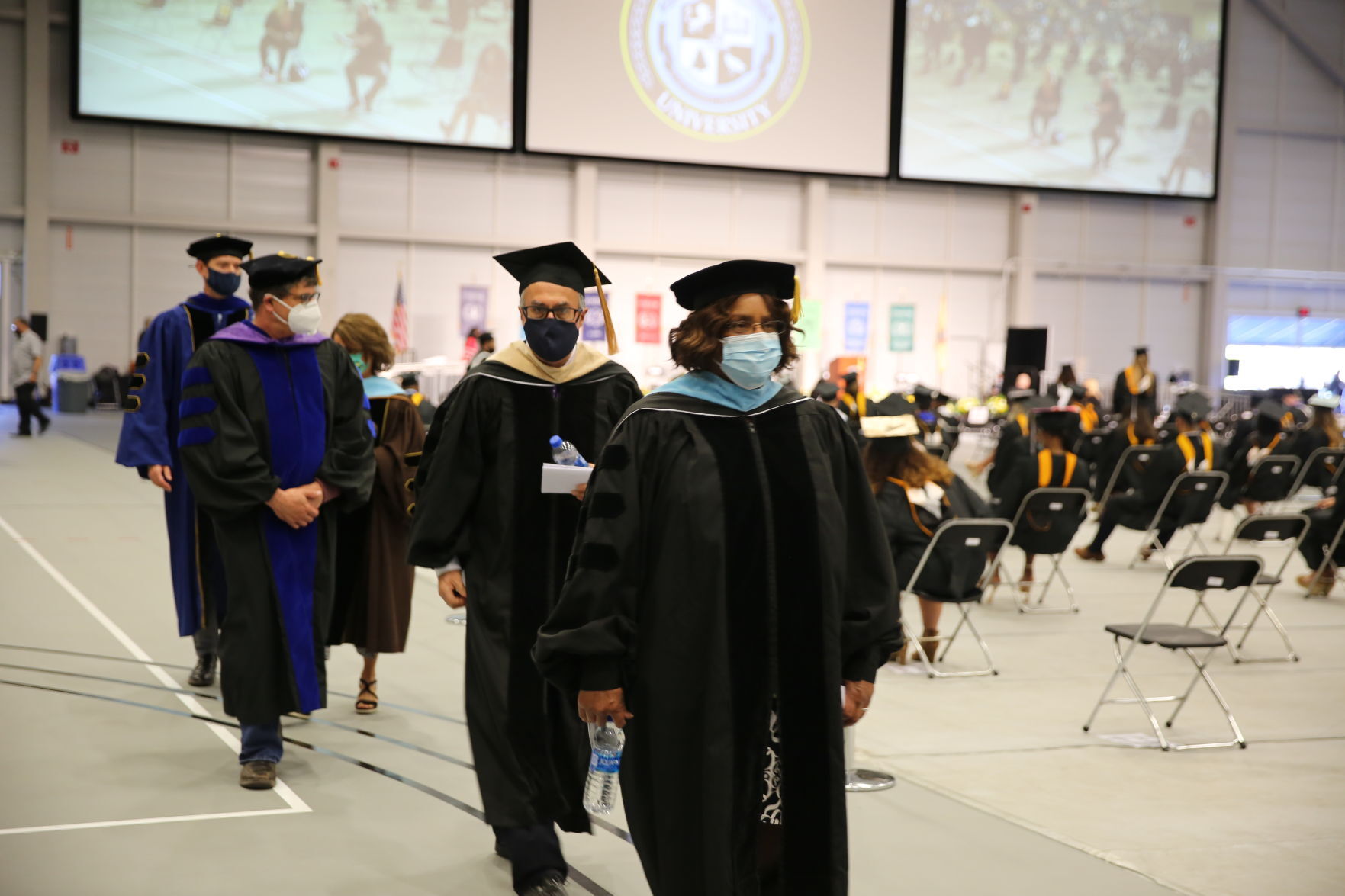 Stockton University commencement Tuesday, May 11, 2021 at the Galloway Township campus